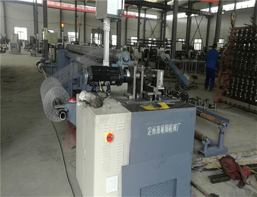fil hexagonal Mesh Machine For Pavement Reinforcement de PLC de 2.5mm