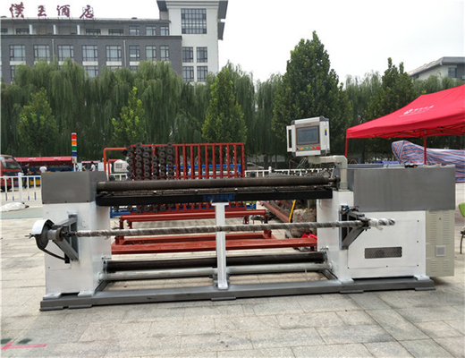 fil hexagonal Mesh Machine For Pavement Reinforcement de PLC de 2.5mm