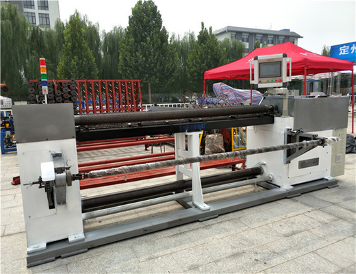 Commande numérique par ordinateur Diamond Mesh Machine automatique, 2-5 Ton Hexagonal Wire Mesh Equipment