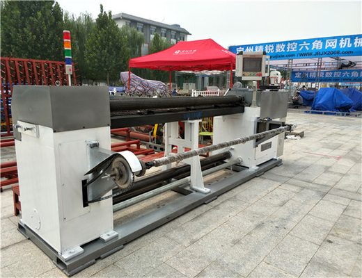 Maillon de chaîne clôturant le PLC hexagonal de Mesh Machine du fil 1inch complètement automatique