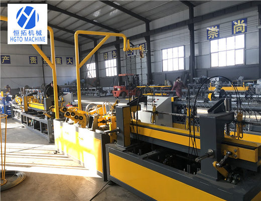 La double barrière Machine For Airport 380v de maillon de chaîne de fil ignifugent