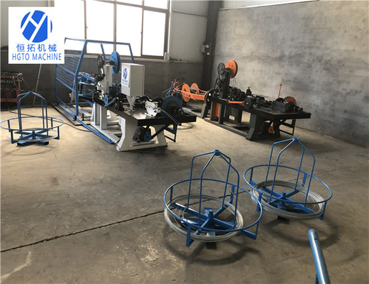 La machine de fabrication de barbelé de HGTO 3KW, PVC a enduit la barrière Machine de barbelé