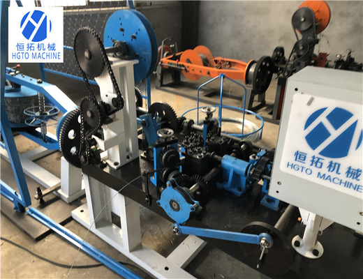 La machine de fabrication de barbelé de HGTO 3KW, PVC a enduit la barrière Machine de barbelé