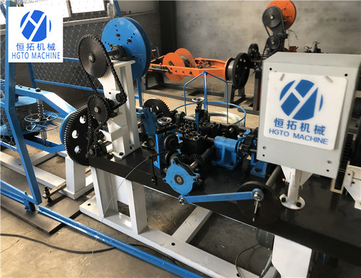Grande vitesse de machine de barbelé de fer de double brin multifonctionnelle