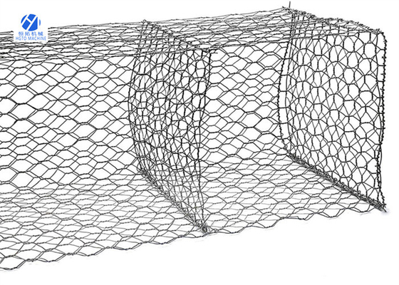 Le grillage hexagonal 100x120mm de boîte de Gabion ignifugent écologique