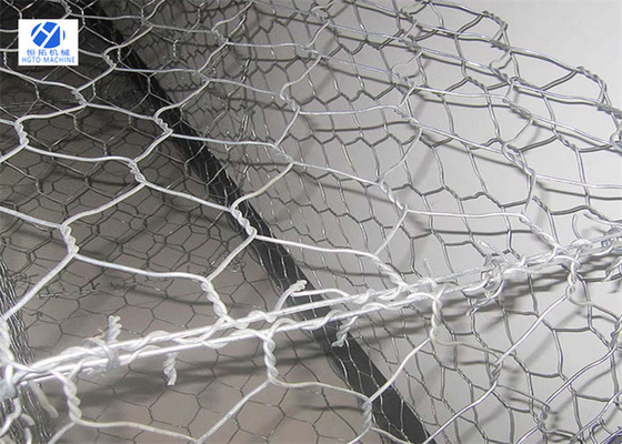 Le grillage hexagonal 100x120mm de boîte de Gabion ignifugent écologique
