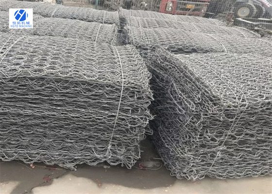fil hexagonal Mesh Netting Stone Basket Corrosion de 100mm Multiscene résistant