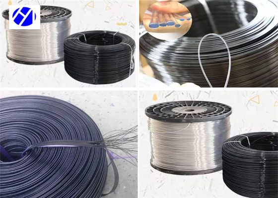 Fil d'acier en plastique d'anti corrosion antirouille, fil galvanisé par scène multi d'obligatoire